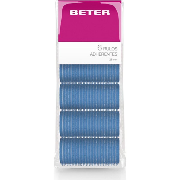 Beter pack rulos adherentes 28mm 6un