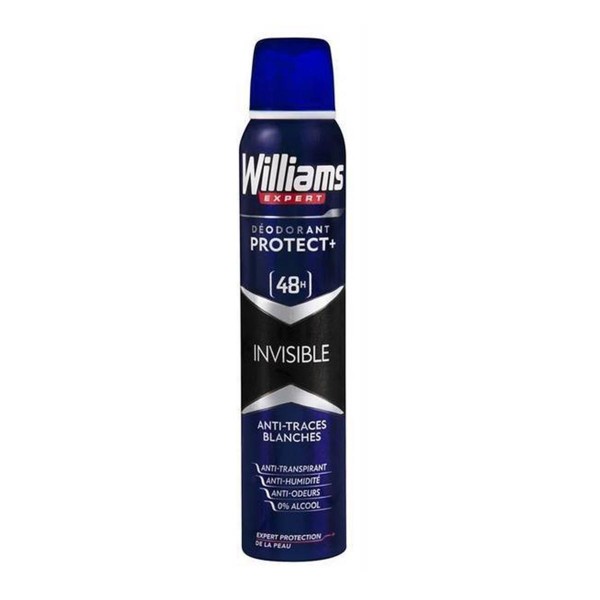 Williams invisible desodorante 200ml